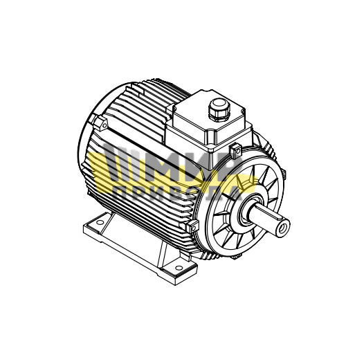 Электродвигатель дымоудаления GM2ED 200 L 2a (30/3000)