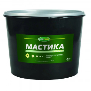 Мастика битумно-каучуковая Бикор OILRIGHT ведро 2 кг