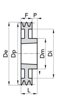 1SPZ-500 TB2517 Шкив