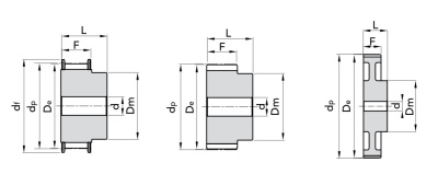 XL 037 Z=60 Шкив зубчатый