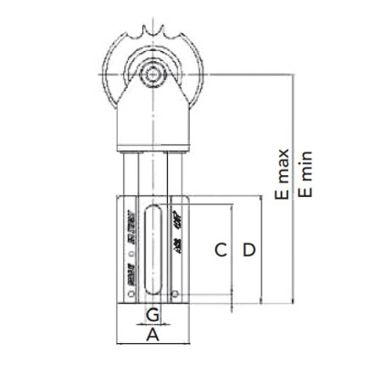 Натяжитель цепи линейный ASFR1 10 SV