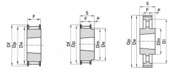 GT 8M-62-192 TB3525 Шкив зубчатый Poly Chain