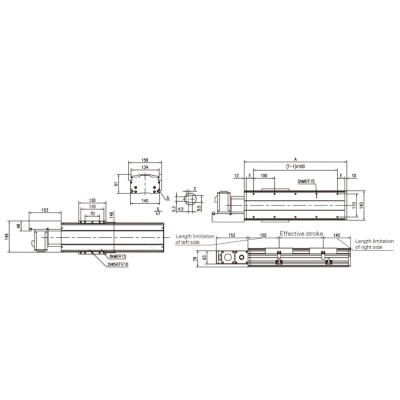 Линейный модуль YR-HGHP140F-L-1950