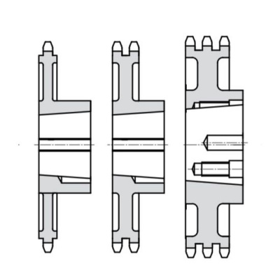 Звездочка 16B-2 со ступицей, под TB2517, Z=17