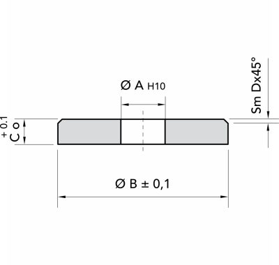 Шайба плоская оцинкованная C-RGS 10-25